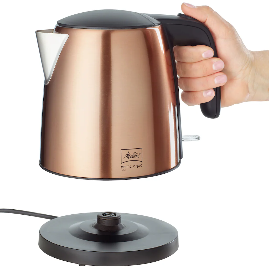 Melitta Wasserkocher »Prime Aqua Mini Metallic 1018-05«, 1 L, 2200 W, Kupfer – Bild 4