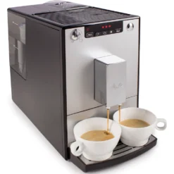 Melitta Kaffeevollautomat »Solo® E950-103, Silber/schwarz«, Perfekt Für Café Crème & Espresso, Nur 20cm Breit