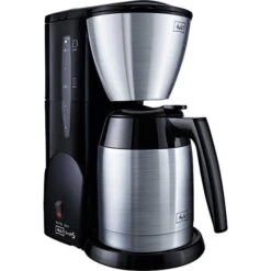 Melitta Kaffeemaschine Single 5, M 728 Bk SST, Kunststoff, Für 5 Tassen, Schwarz / Edelstahl
