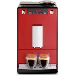 Melitta Kaffeevollautomat »Solo® E950-204, Chili-red«, Perfekt Für Café Crème & Espresso, Nur 20cm Breit