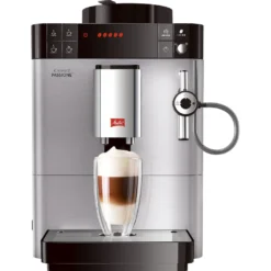 Melitta Kaffeevollautomat »Passione® F54/0-100, Edelstahl«, Moderne Edelstahl-Front, Tassengenau Frisch Gemahlene Bohnen