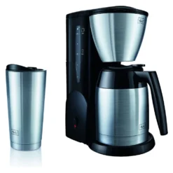 Melitta Filterkaffeemaschine »Melitta® Single5® Therm M728«, 0,65 L Kaffeekanne, Papierfilter, 1x2, Mit Edelstahl-Thermobecher