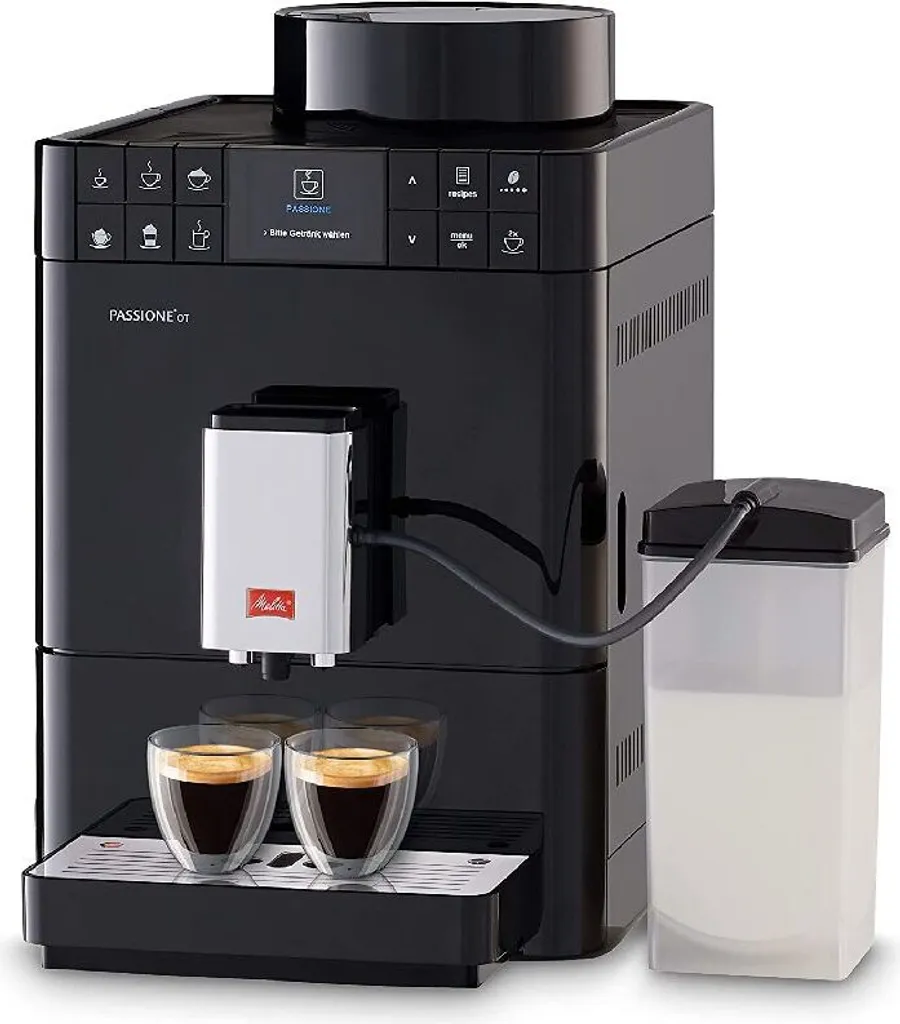 Melitta F53/1-102 Caffeo Passione OT Vollautomatische Espressomaschine, Schwarz – Bild 10