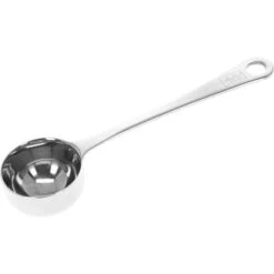 Melitta Kaffeemaß 170432, Für 8 Gramm, Edelstahl Silber, Dosierlöffel, 15cm