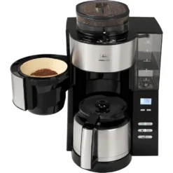 Melitta Kaffeemaschine Mit Mahlwerk »AromaFresh Therm 1021-12«, 1,2 L Kaffeekanne, Papierfilter, 1x4