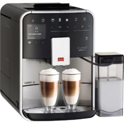 Melitta Kaffeevollautomat »Barista T Smart® F 84/0-100, Edelstahl«, Hochwertige Front Aus Edelstahl, 4 Benutzerprofile & 18 Kaffeerezepte