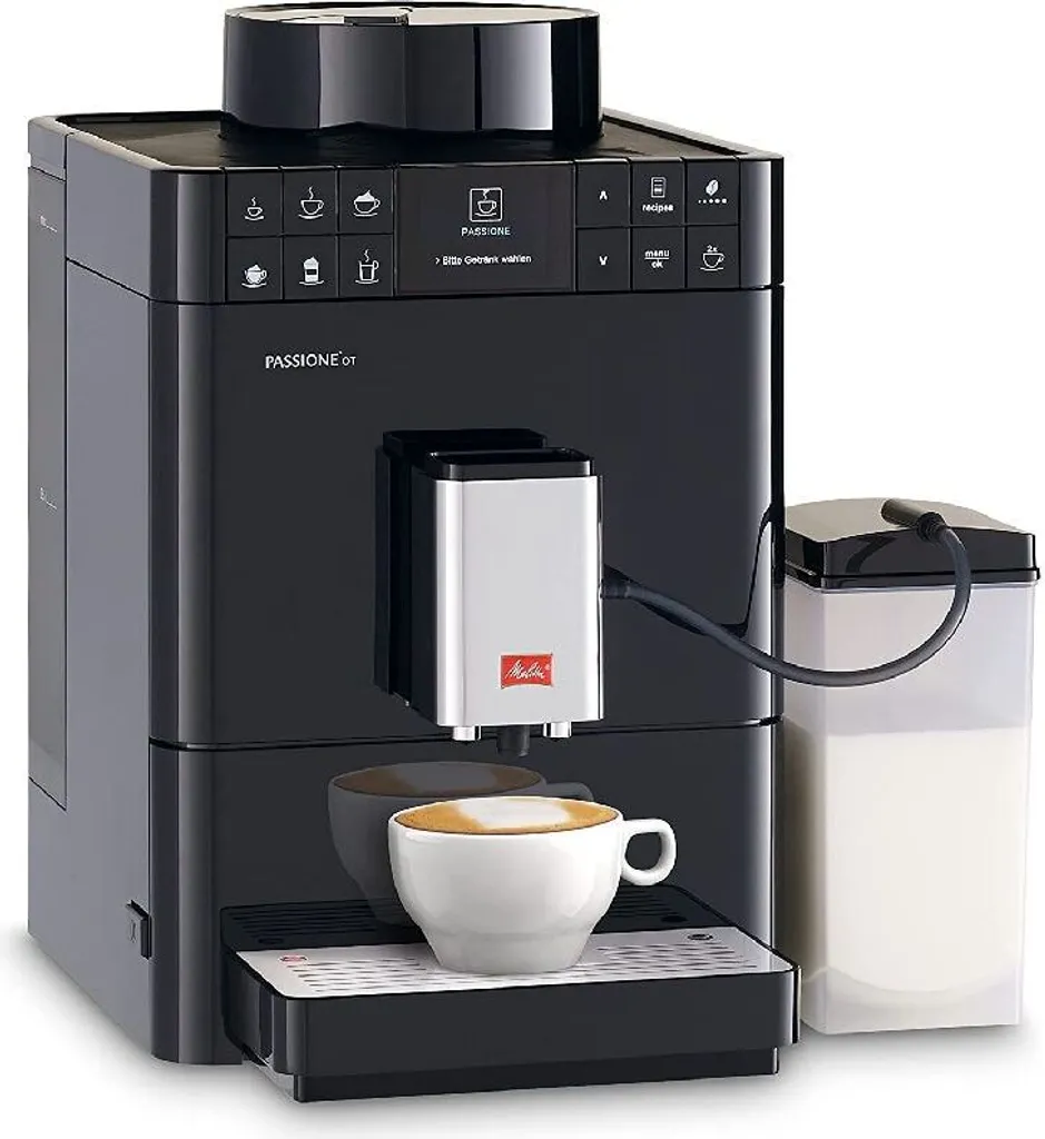 Melitta F53/1-102 Caffeo Passione OT Vollautomatische Espressomaschine, Schwarz – Bild 9