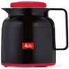 Melitta Thermoskanne 35039, Isolierkanne, Schwarz / Rot, Kunststoff, 1 Liter