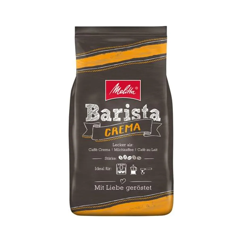 MELITTA Ganze Kaffeebohnen Barista Crema 1 Kg Ausgewogen Harmonisch Stärke 3 – Bild 7