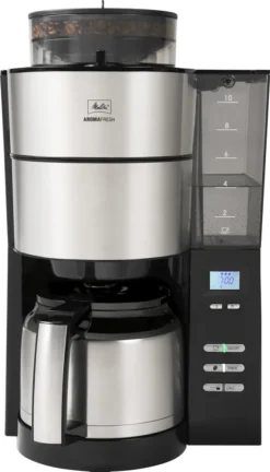 Melitta Aroma Fresh Therm - Kaffeemaschine - Edelstahl/schwarz